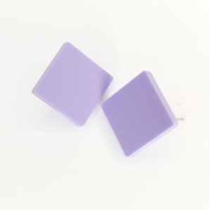 BOTTONI QUADRATI LILLA
