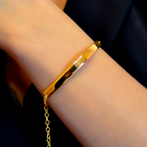 BRACCIALE ORO SEMIRIGIDO