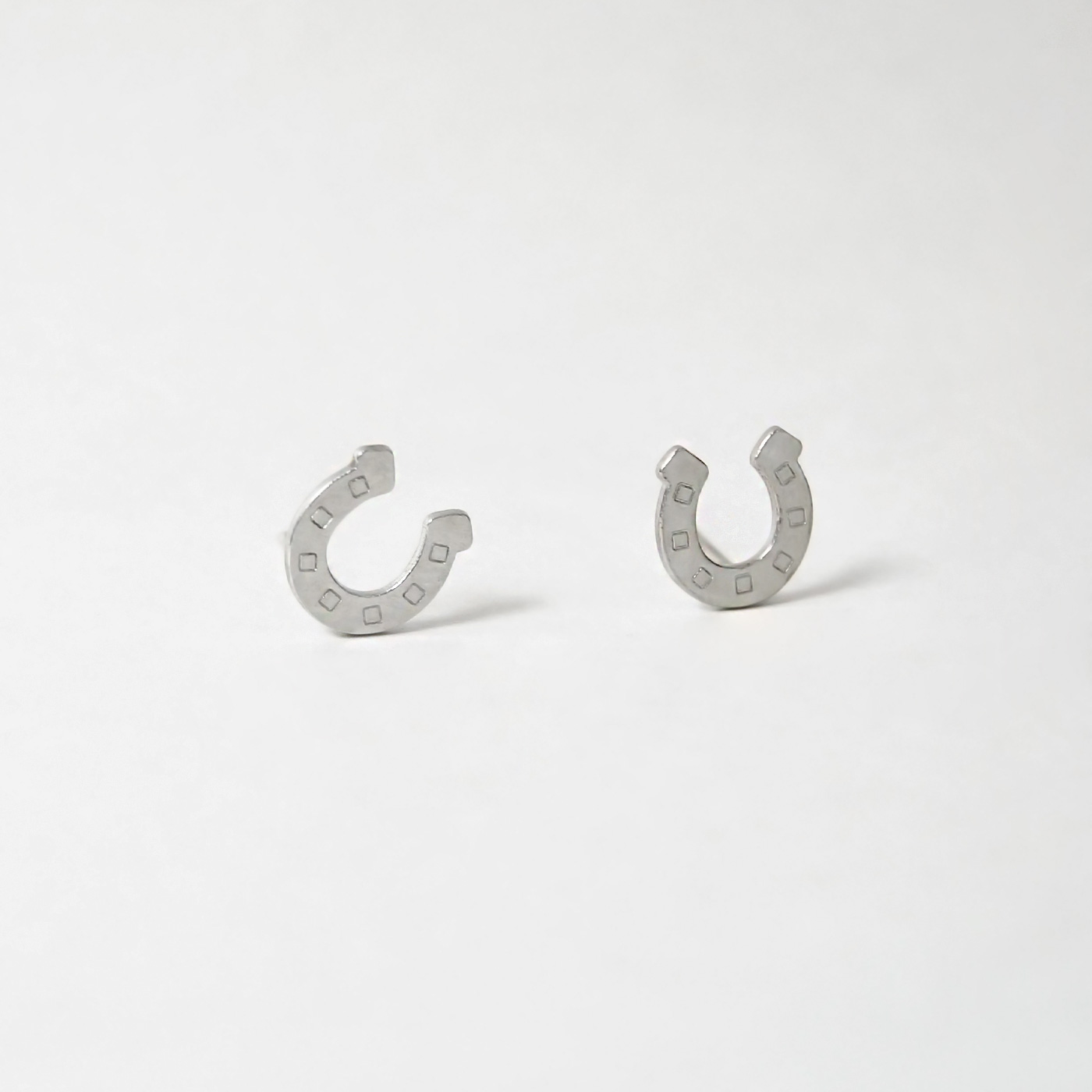 Orecchini A Forma Di Cavallo In Argento Sterling 925 - Con Zaffiro Simulato - Regalo Per Bambine E Donne