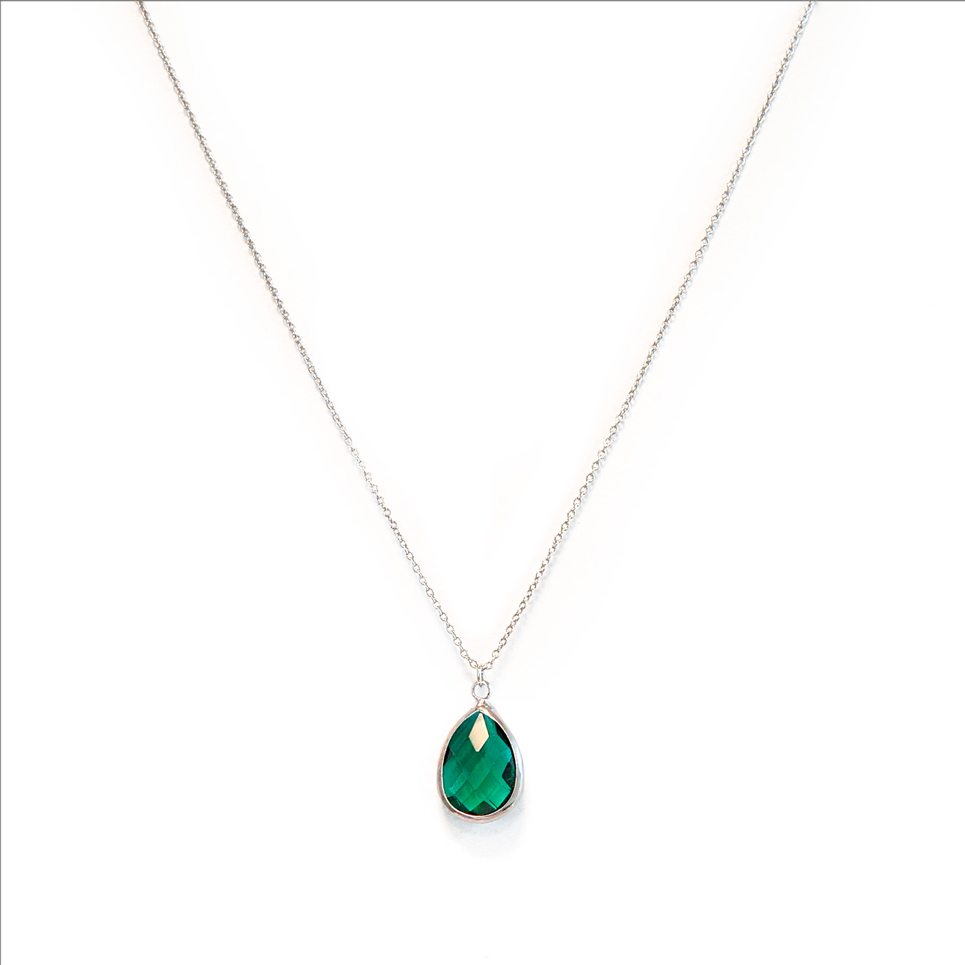 COLLANA GOCCIA SMERALDO