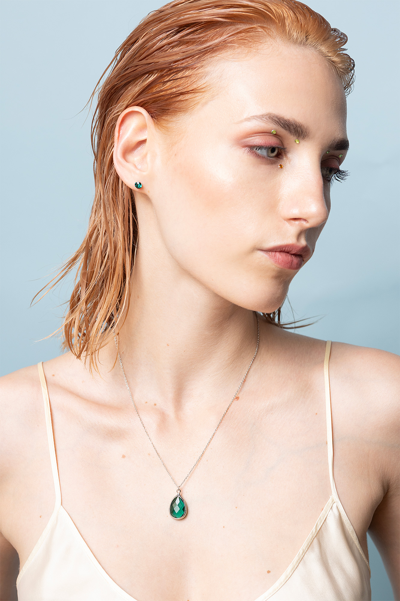 COLLANA GOCCIA SMERALDO - immagine 3