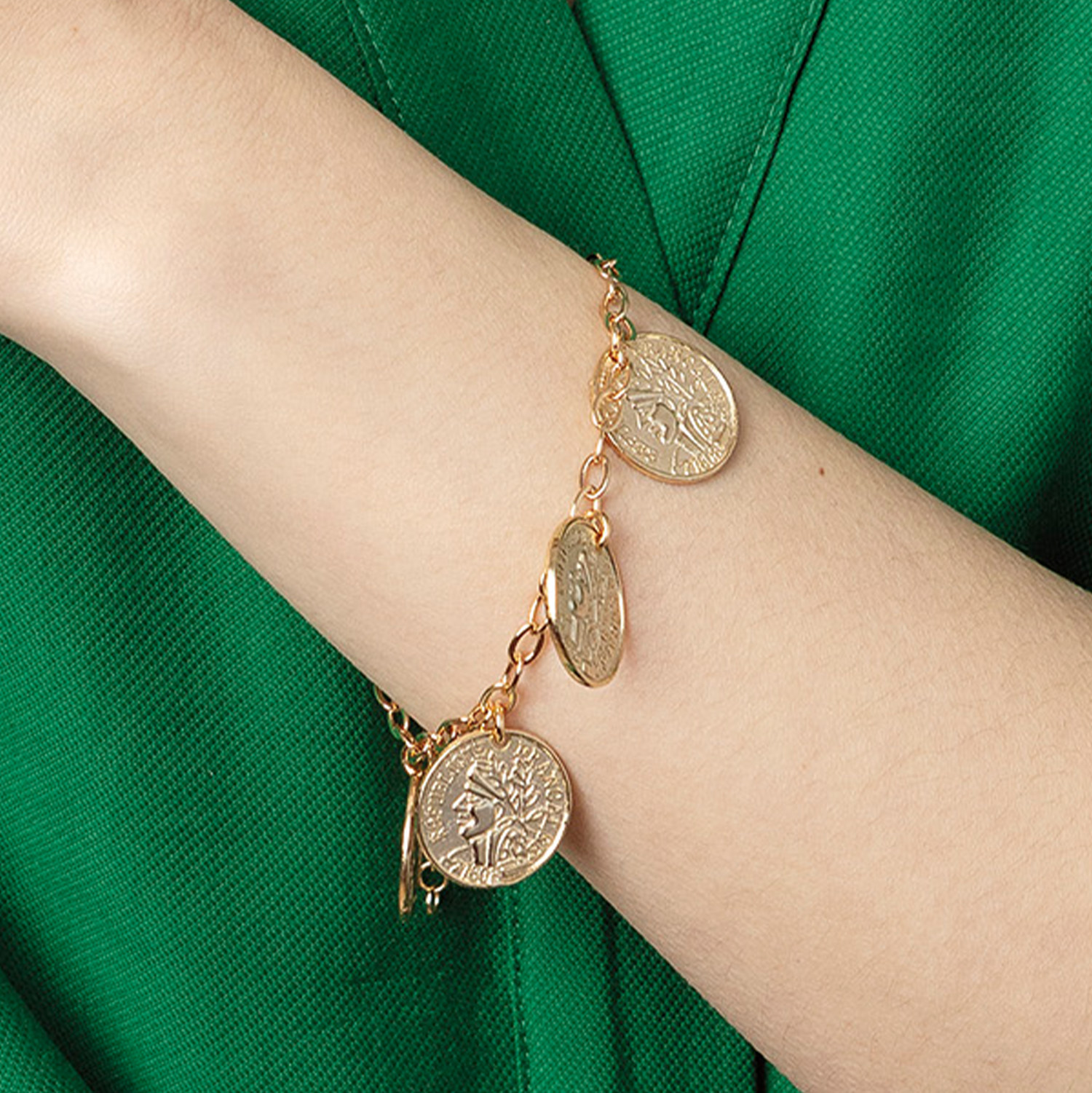 Bracciale bohémien gold - immagine 2
