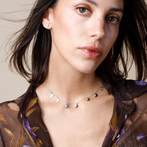collana girocollo 7 lune silver charm