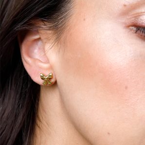 ORECCHINI FIOCCHI GOLD IN FARMACIA