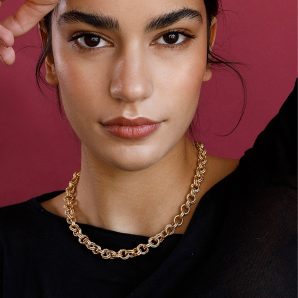 Collana doppia catena