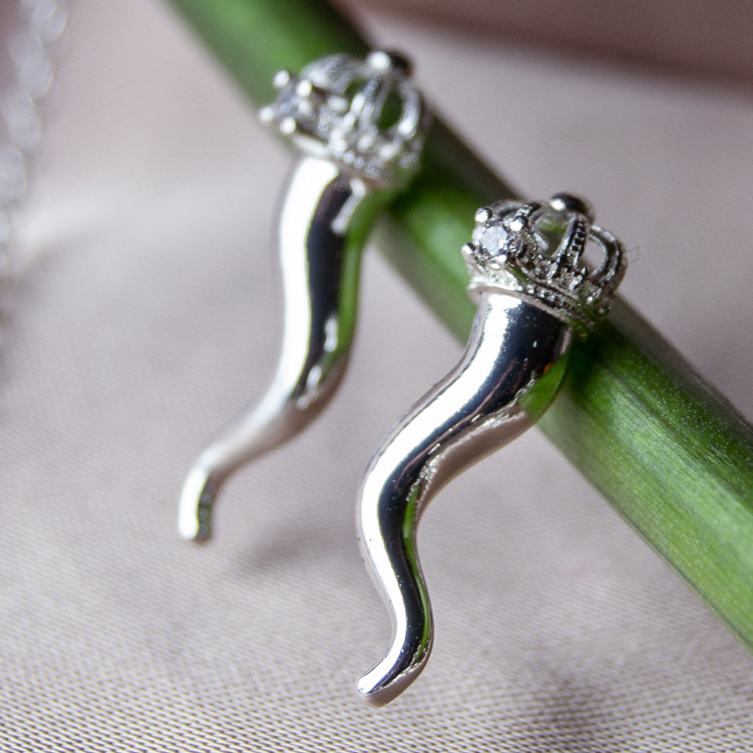 Orecchini cornetto - immagine 3