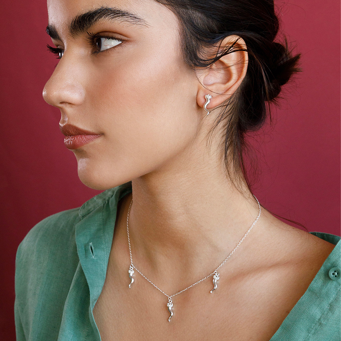 Orecchini cornetto - immagine 2