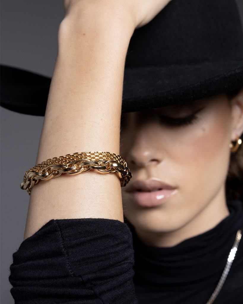 bracciale vintage oro